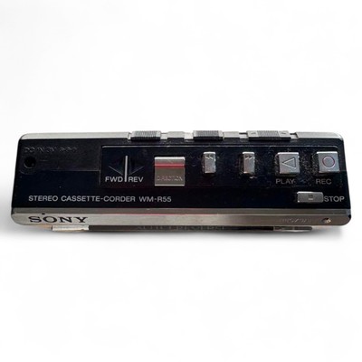 Sony Walkman WM-R55 Cassette Player Recorder Black For Parts