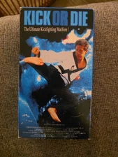Kick Or Die VHS AIP rare Action 