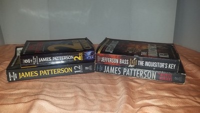 James Patterson & Jefferson Bass Paperback Lot: 2nd Chance, 12th of Never, Crim 