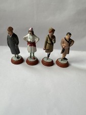 4 X Indian  Terracotta Figurines Vintage Approx 7 Cm Tall All Damaged Read Descr