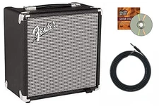 Fender Rumble 15 Bass Combo Amplifier w/ Instrument Cable