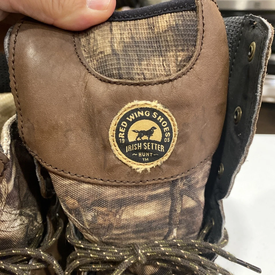 Irish Setter Red Wing Gore-Tex 800g Hunting Waterproof Boots Men’s 14 D Camo - Image 4 of 4