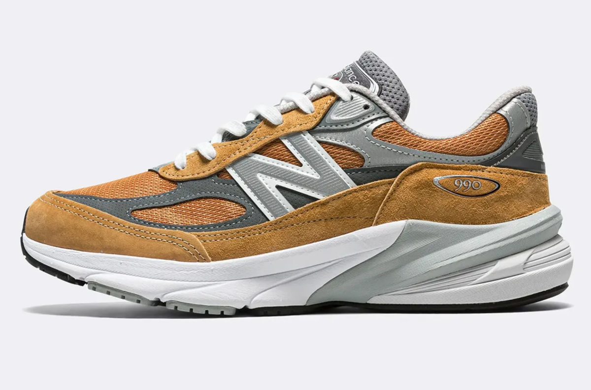 New Balance 990v6 Made in USA Workwear Tan Wheat Silver SZ 8.5-13