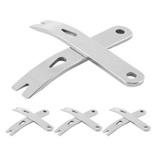8 Pieces Pry Bar Stainless Steel Flat Bar Multifunction Small Pry Bar 3229