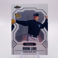 Adam Lind 2007 Topps Finest #136 Rookie Toronto Blue Jays Card MLB. rookie card picture