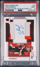 2020 Panini One - Rookie Dual Patch Autographs Joe Burrow #31 ONE OF ONE 1/1