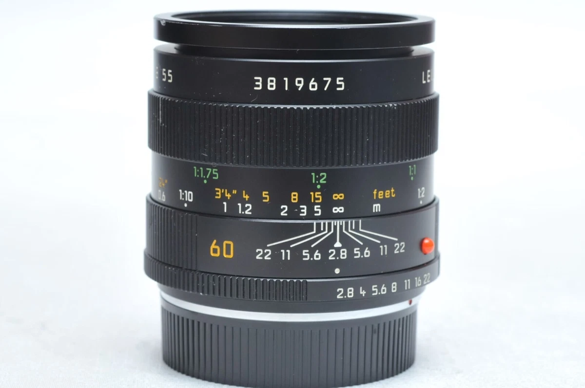 Leica MACRO-ELMARIT-R 60mm Focal f/2.8 Camera Lenses for sale - eBay