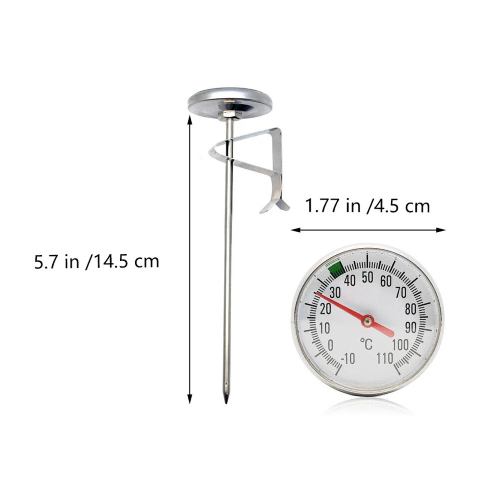 Milk Frother Temperature Gauge Instant- Read Food Thermometer Milk Frother Temperature Gauge Instant- Read Food Thermometer