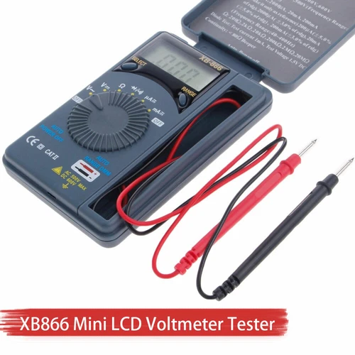 Hot XB-866 Tester LCD AC/DC Amperemeter Pocket Digital Multimeter Meter - Bild 1 von 10