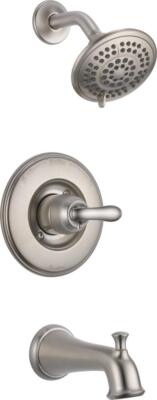 Delta Linden Tub and Shower Trim 14 Series Stainless-Certified Refurbished