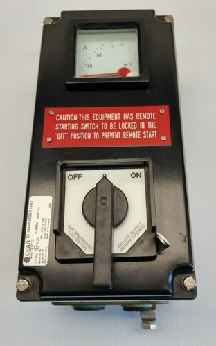 Ceag GHG 44 Control Unit W/ Ammeter - GHG4442402R1087 - 6A Atex Switch ...
