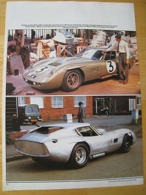 LE MANS ALAN TURNER DESIGNER REBUILT BY BARRIE BIRD 1985 ADVERT A4 SIZE FILE 12
