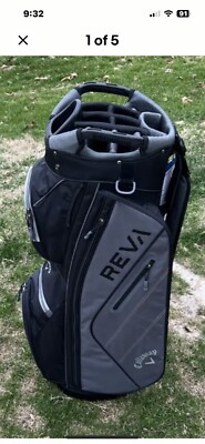 Callaway Golf Reva Cart Golf Bag - Color: Black/Grey 14-Way Top