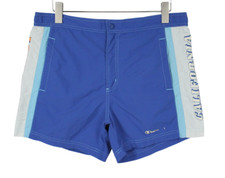 Champion Maillot de Bain Homme Grand Short Court Doublé Bracelet Poches