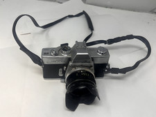 Minolta SRT 101 Film Camera 55mm f/1.7Rokkor PF Lens Untested AS IS