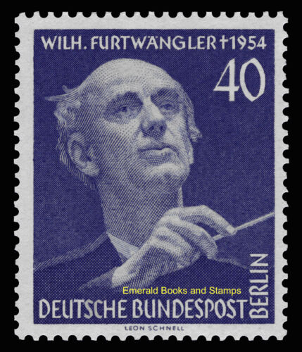 EBS Berlin 1955 - Wilhelm Furtwängler - Berlin Festival - Michel 128 MNH** cv$34 - Afbeelding 1 van 1