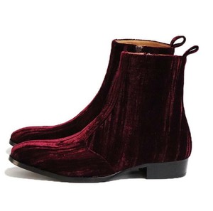 wine red chelsea boots mens