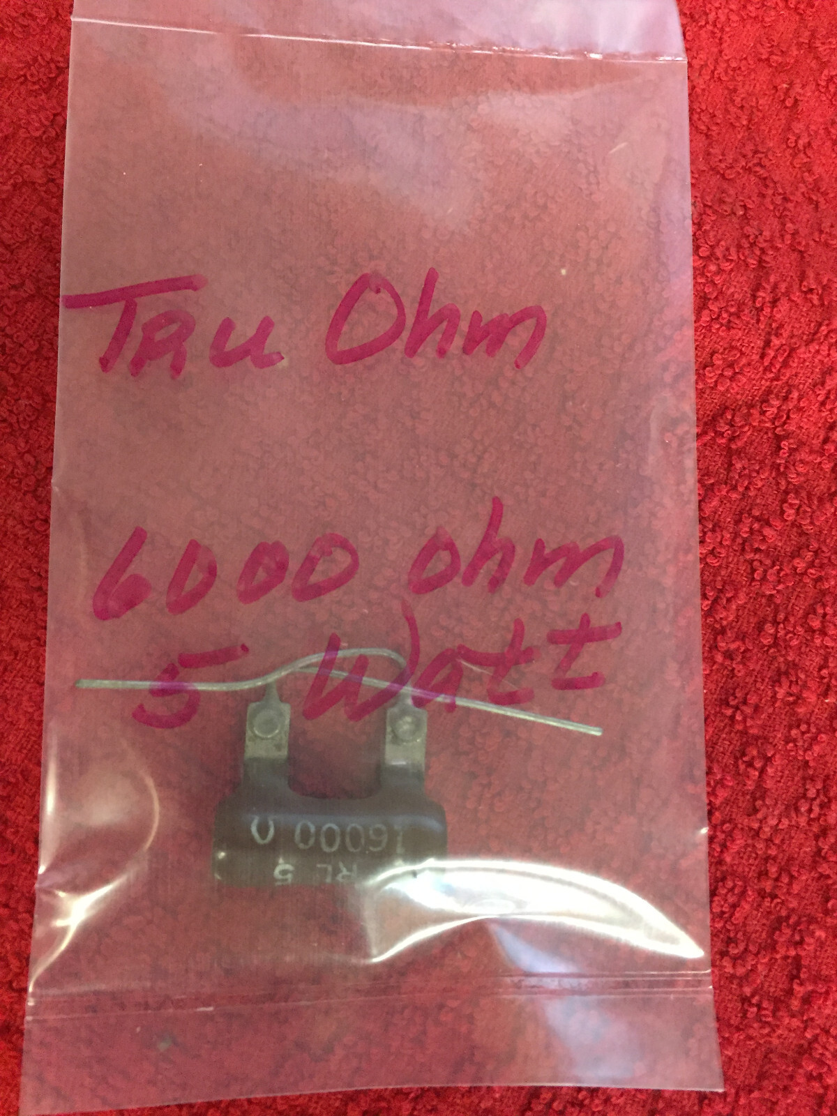 VAL5 6000 OHM 5 WATT TRUOHM RESISTOR eBay