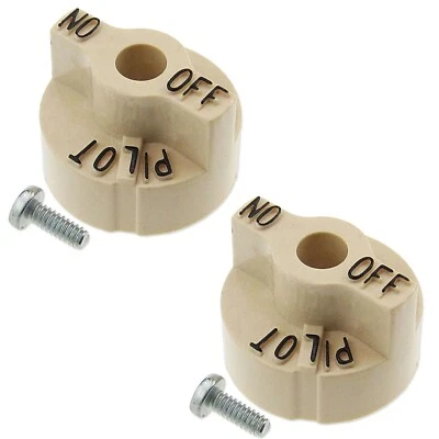 ROBERTSHAW GAS VALVE CONTROL KNOB x 2 ON OFF PILOT FOR HENNY PENNY PITCO FRYERS