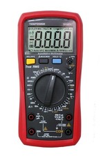 Tekpower Tp107 Digital True-rms Automotive Multimeter With 12v Battery Tester Tekpower Tp107 Digital True-rms Automotive Multimeter With 12v Battery Tester
