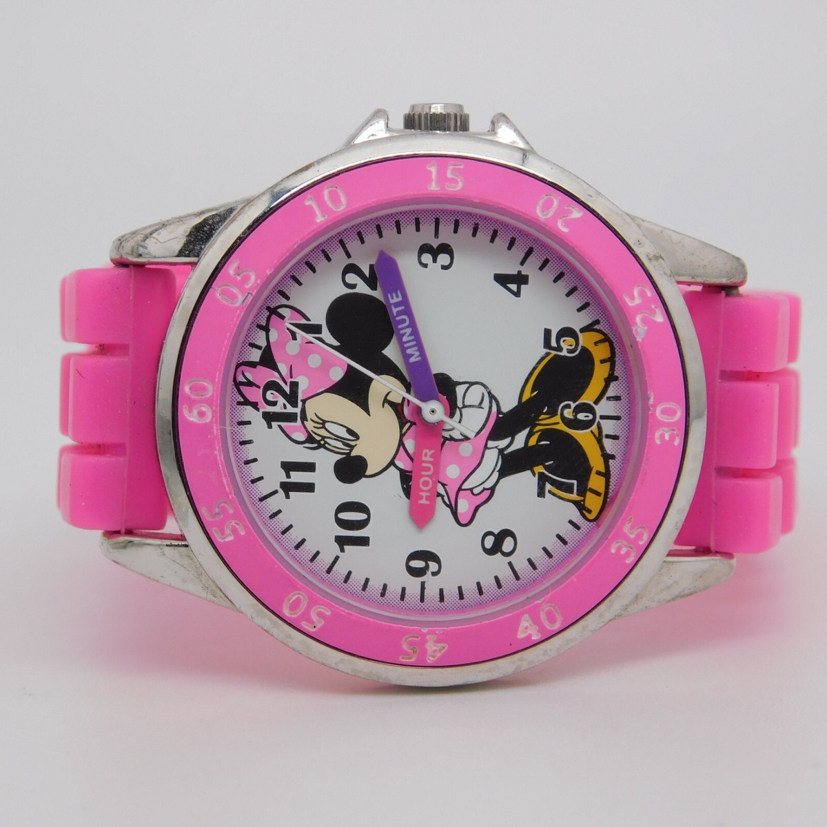 SII Seiko Disney ladies Minnie Mouse pink classic  watch NEW BATTERY seiko minnie mouse watch products for sale | eBay main image 2