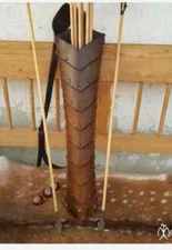 Medieval ARCHERY Leather QUIVER Side Quiver / Arrow Hip Quiver /Medieval Quiver.