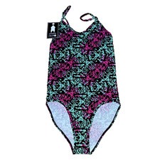 Ethika New With Tags Women's Pull-On Bodysuit "Tealz" Size Small