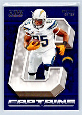 2018 Score Football - Antonio Gates - Los Angeles Chargers - Captains - #14