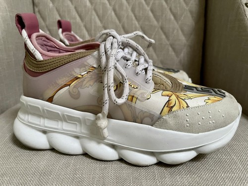 Versace Gold Hibiscus Baroque Print 