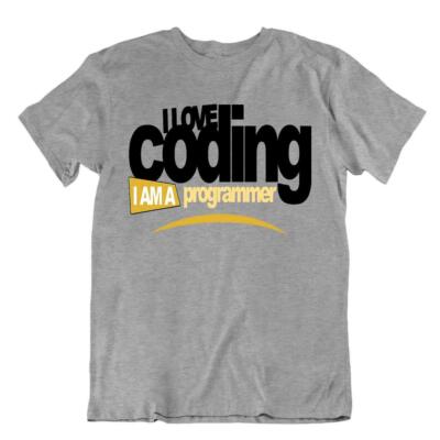 Love Coding Tshirt Programmer T-Shirt Science Elements Tee Unique Shirt