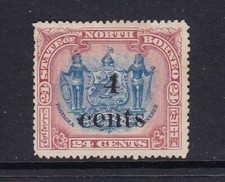 North Borneo - SG 117 - no gum - 1899 - 4c on 24c
