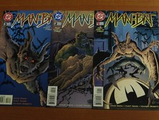 DC Comics:  MAN-BAT #1 - #3 Complete Mini-Series 1996 Chuck Dixon & Flint Henry