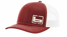 BANDED GEAR CARDINAL WITH WHITE SIDE LOGOMESH BACK TRUCKERS HAT