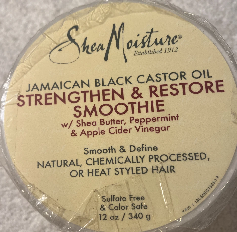 Crema batidora de aceite de ricino negro jamaicano Shea Moisture - 12 oz Foto 2 de 3