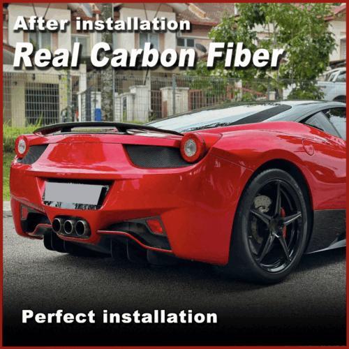 Fit For Ferrari 458 Italia Coupe 2010-2015 REAL Carbon Rear Trunk Spoiler Wing - Picture 4 of 13