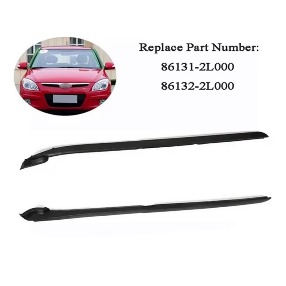New LH+RH WINDSCREEN SIDE MOLDING JYH Fit For HYUNDAI I30 2007-2012 AU - image 4 of 4