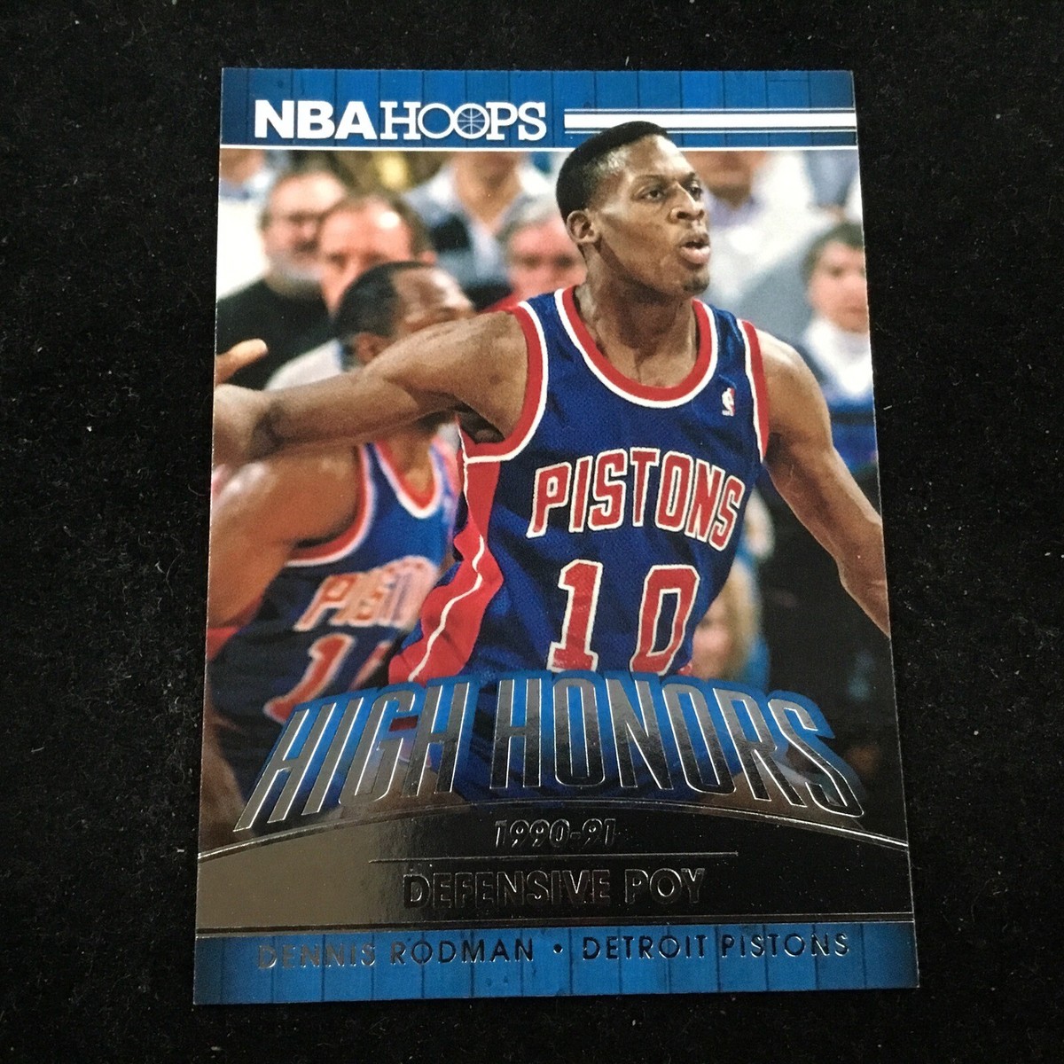2014-15 NBA Hoops High Honors #9 Dennis Rodman HOF Detroit Pistons 