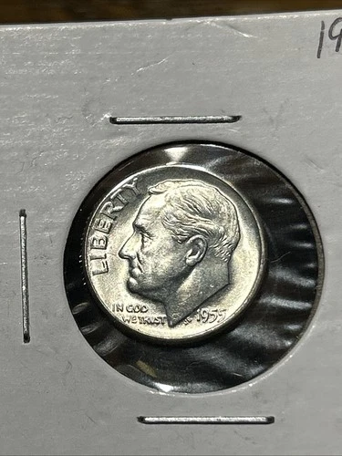 1955 S BU Roosevelt Dime