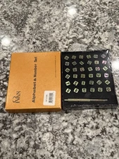 Vintage IVAN Leather Tool Punch Stamp Set Alphabet A-Z + 1-10 Numbers Brand NEW