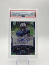 2024 Topps Resurgence Eddie George /15 PSA 9. Autograph PSA 10