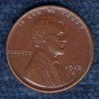 1913 S Lincoln Penny, Very Fine +, Actual Coin, #62.905