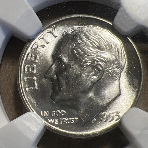 Photo of a 1953-S Roosevelt Dime from an eBay listing that sold on Jul 17, 2026