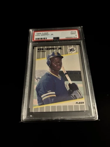 1989 Fleer Ken Griffey Jr. Rookie RC #548 PSA 9 Mint HOF Seattle Mariners