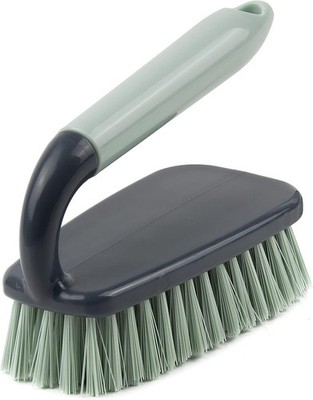 Scrub Brush Shower Cleaning Brush Comfort Grip & Stiff Flexible Bristles Ideal