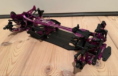Overdose GALM Ver2 Anti Chassis 1/10 Purple Drift RC Car Complete
