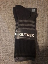 Merino Wool Hike/Trek Boot Socks. Med Lightweight With Cushion