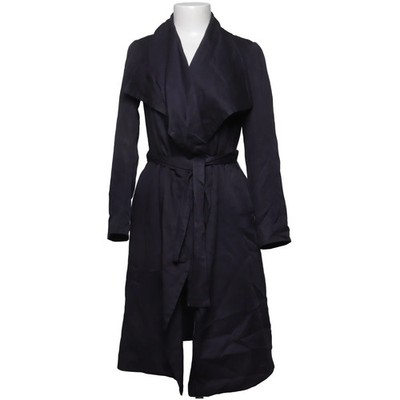 D-ID, Trenchcoat, Damen, Größe: XS, Blau, Polyester/Tencel, Einfarbig #Ggv