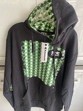 Kawasaki Genuine Accessories Hoodie Mens Large Green Black Logo With Tag  C1