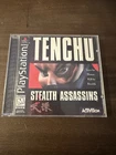 Tenchu: Stealth Assassins Sony PlayStation 1 PS1 Black Label W/ Manual Tested