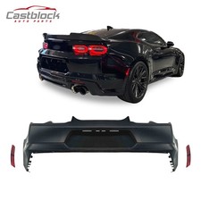 Zl1 Rear Bumper For 2019-2023 Camaro Polypropylene Primed Black Replace Cover Zl1 Rear Bumper For 2019-2023 Camaro Polypropylene Primed Black Replace Cover